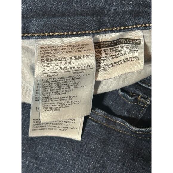 Levis 415 Jeans Womens 18W Waist34 M Classic Boot Cut Stretch Blue Denim - Picture 3 of 16